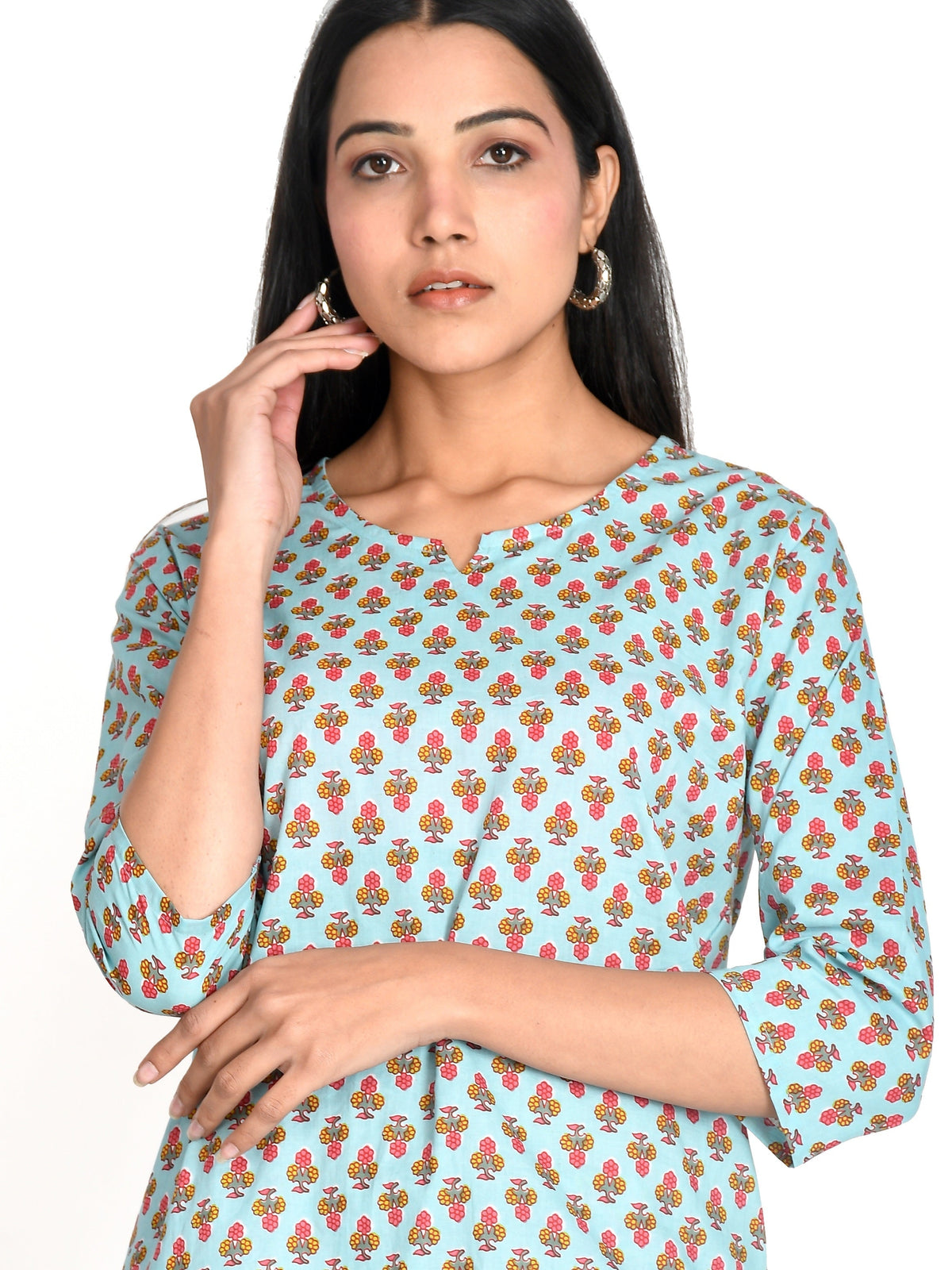 Women Pure Cotton Floral Printed Night Suit for girls